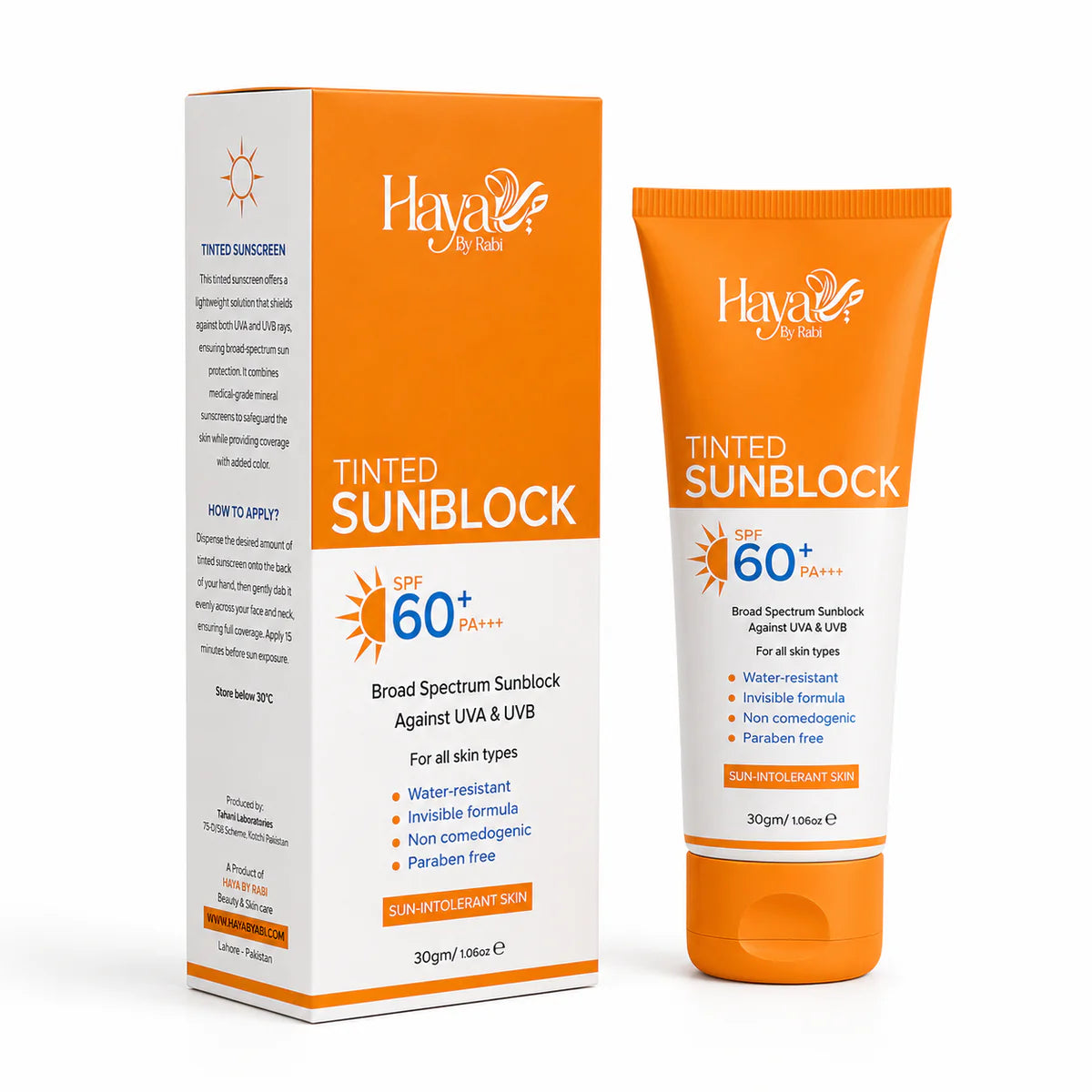 Tinted Sunblock - Broad Spectrum Protection